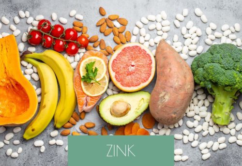 Grönsaker och bönor rika på zink