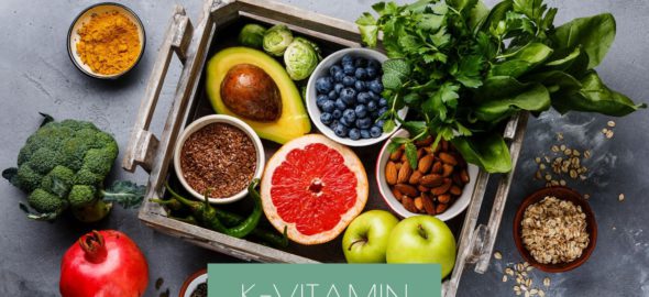Frukter, bär och grönsaker som är rika på K-vitamin